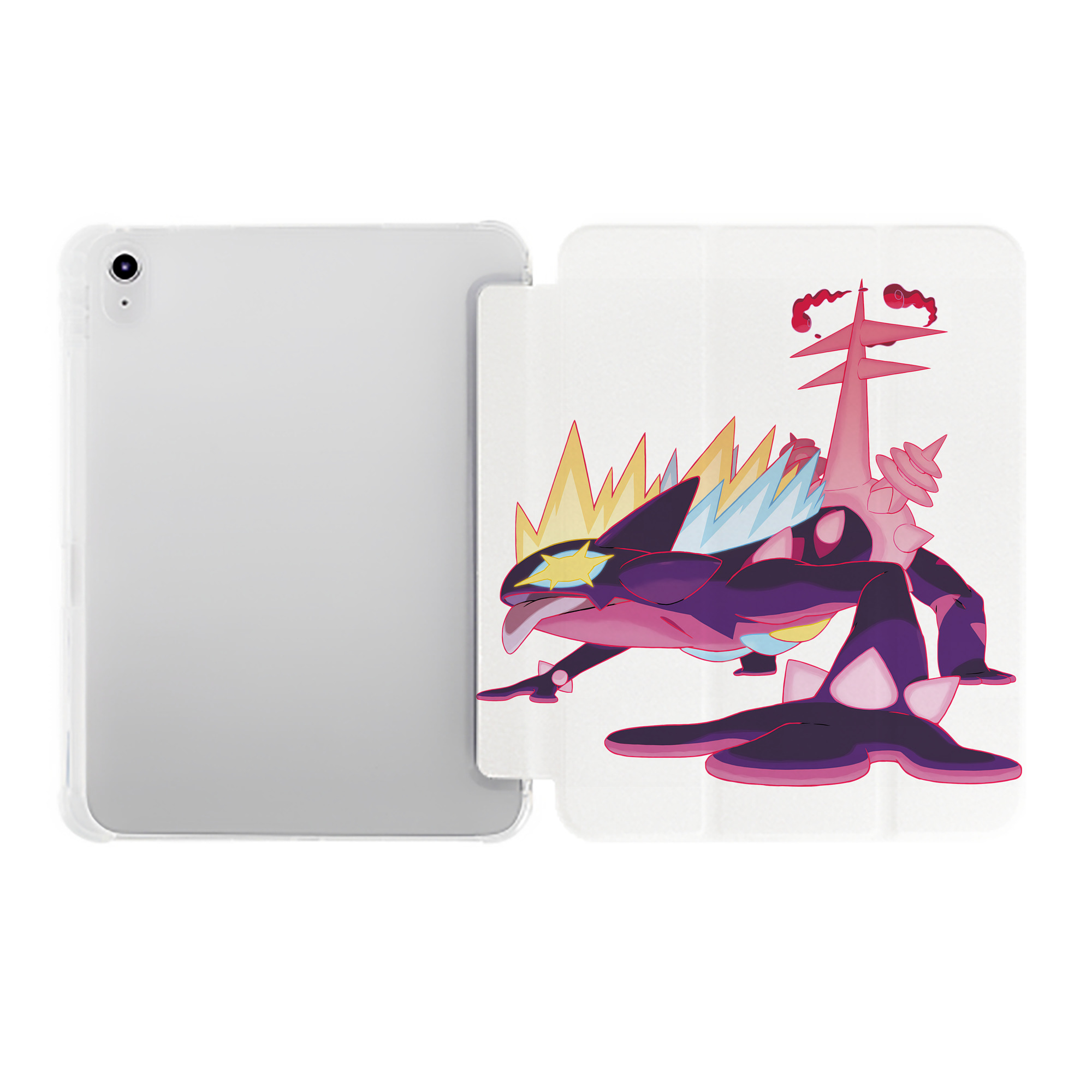 （画像用） ポケットモンスター Pokémon IPad ケース ペン収納付き 三つ折りスタンド PUレザー×シリコン 対応機種9.5/10.5/10.9インチ
